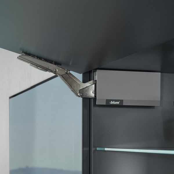 Bộ tay nâng Blum 22K2900T HK top nhấn mở xám nhạt