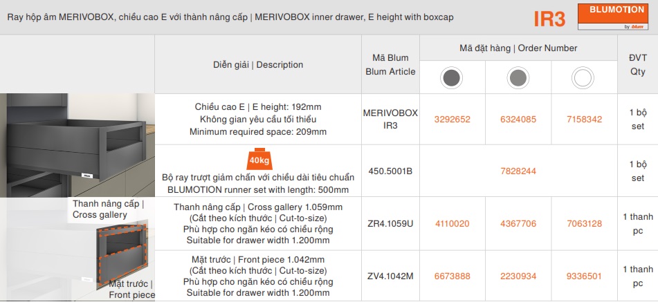 ray-hop-am-blum-merivobox-ir3-chieu-cao-e-192mm-co-thanh-nang-cap-mh1