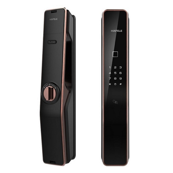 Khóa Hafele 912.20.289 PP9000 đồng bóng kèm pin