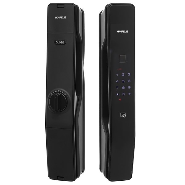 Khóa Hafele 912.05.693 PP9000 Z-wave đen mờ