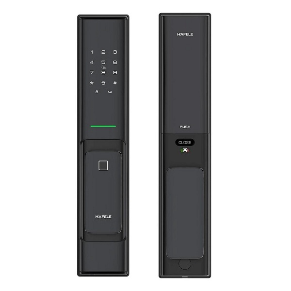 Khóa Hafele 912.20.286 PP8100 đen mờ