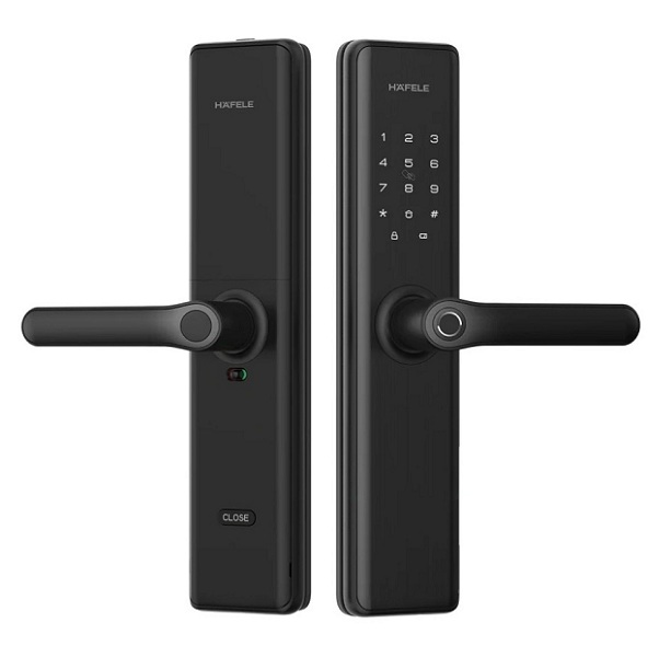 Khóa Hafele 912.20.230 DL7600 đen mờ kèm pin