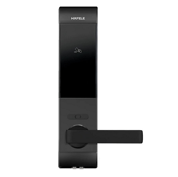 Khóa Hafele 912.05.646 DL7900 màu xám thân nhỏ kèm pin