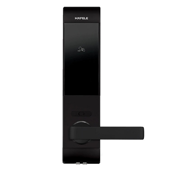 Khóa Hafele 912.05.640 DL7900 màu đen thân nhỏ kèm pin