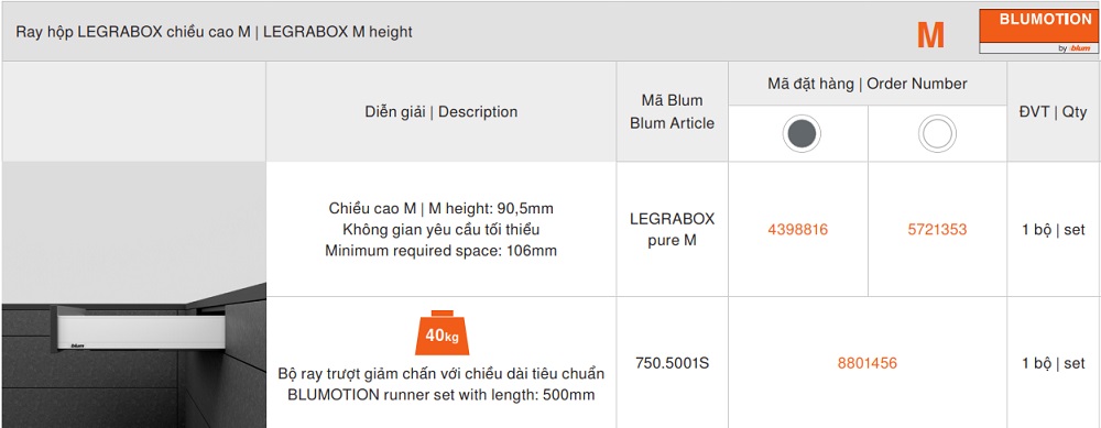 ray-hop-blum-legrabox-pure-m-chieu-cao-m-90.5mm-mh