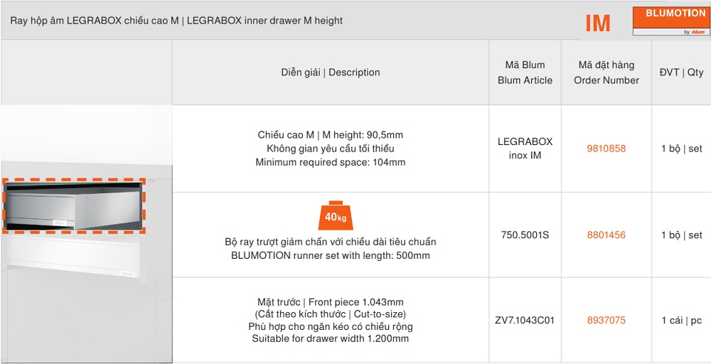 ray-hop-am-blum-legrabox-inox-im-chieu-cao-m-90.5mm-mh