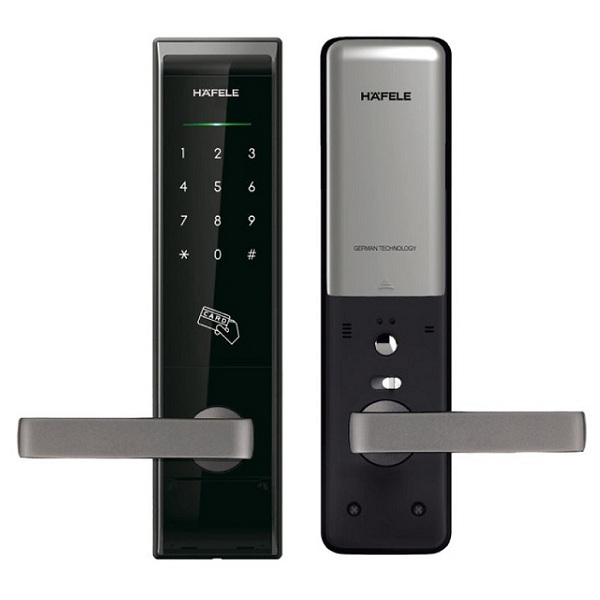Khóa Hafele 912.05.359 EL8000-TC màu xám