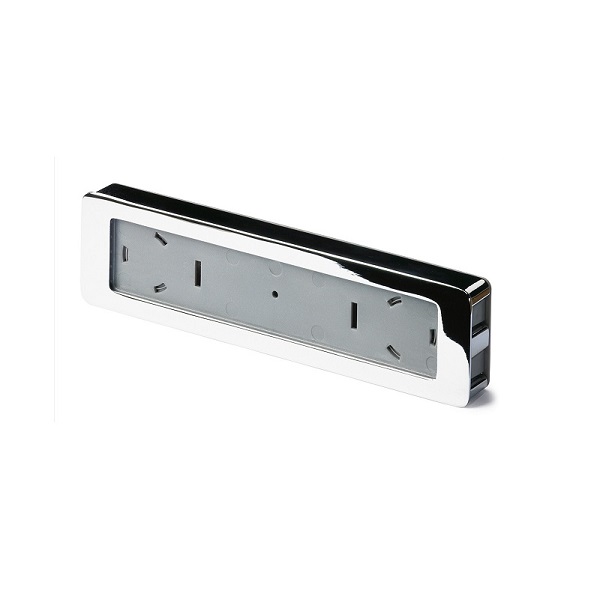 Tay nắm âm HL692-C Hettich chrome bóng 181x46mm