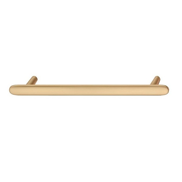 Tay nắm tủ Hafele 106.70.111 mạ vàng mờ 206x31x160mm