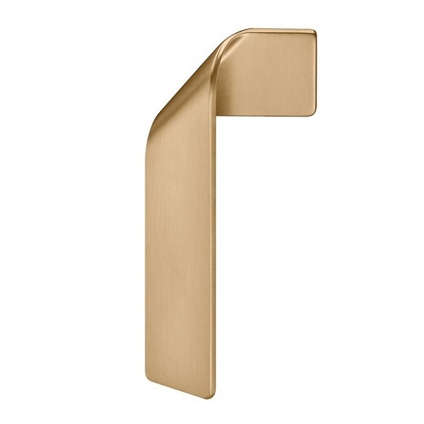 Tay nắm tủ Hafele 101.69.504 vàng mờ 100x24mm phải