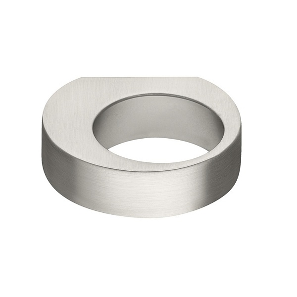 Tay nắm tủ Hafele 106.70.135 mạ niken mờ 56x50mm