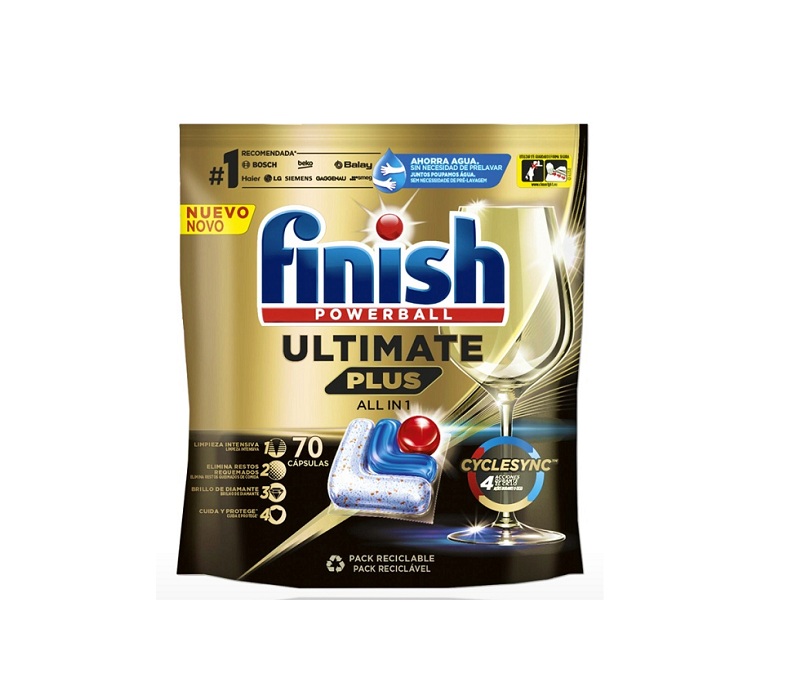Viên rửa chén Finish Ultimate Plus 70 viên