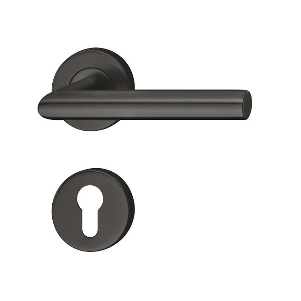 Bộ tay gạt Hafele 903.92.559 cửa phòng đen mờ PVD