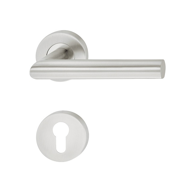 Bộ tay gạt Hafele 903.92.556 cửa phòng inox mờ