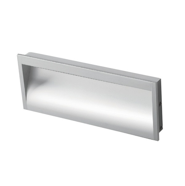 Tay nắm âm Hafele 152.11.932 inox mờ 161x64x128mm