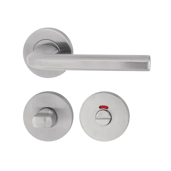 Bộ tay gạt Hafele 903.99.978 cửa vệ sinh inox mờ