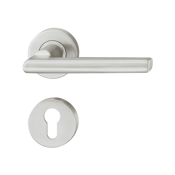 Bộ tay gạt Hafele 903.92.646 cửa phòng inox mờ