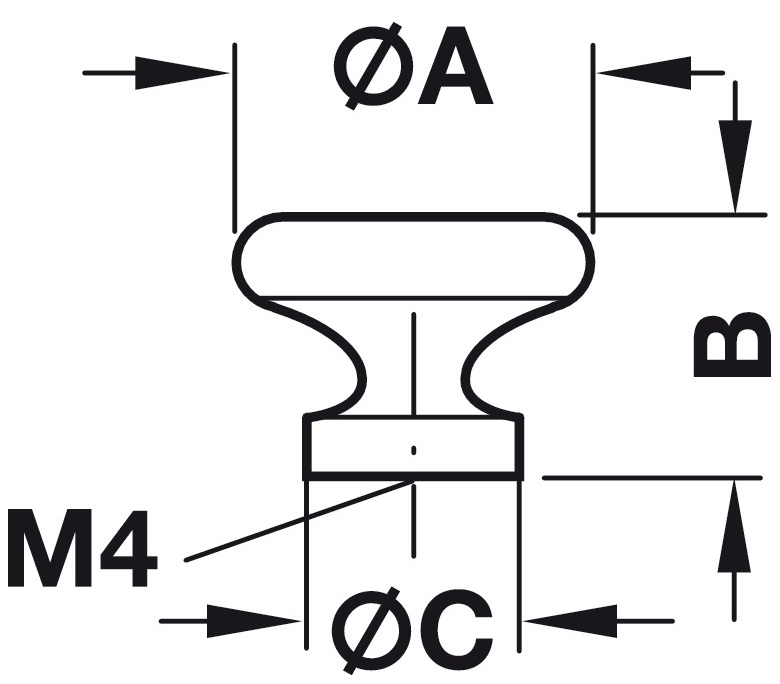 Tay-nam-tu Hafele-137.32.833-dong-bong-30x25x24mm