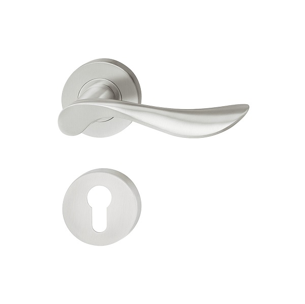 Bộ tay gạt Hafele 903.92.686 cửa phòng inox mờ