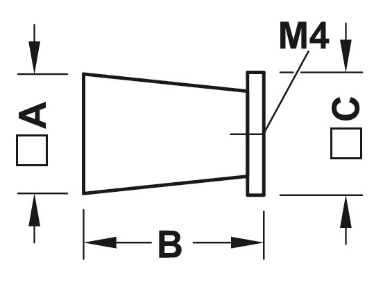 Tay-nam-tu Hafele-110.35.383-mau-dong-co-15x22mm