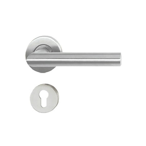Bộ tay gạt Hafele 903.91.454 cửa phòng inox mờ