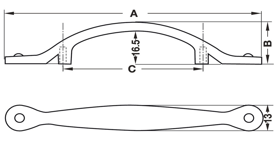 Tay-nam-tu Hafele-122.07.121-dong-thau-co-144x24x76mm