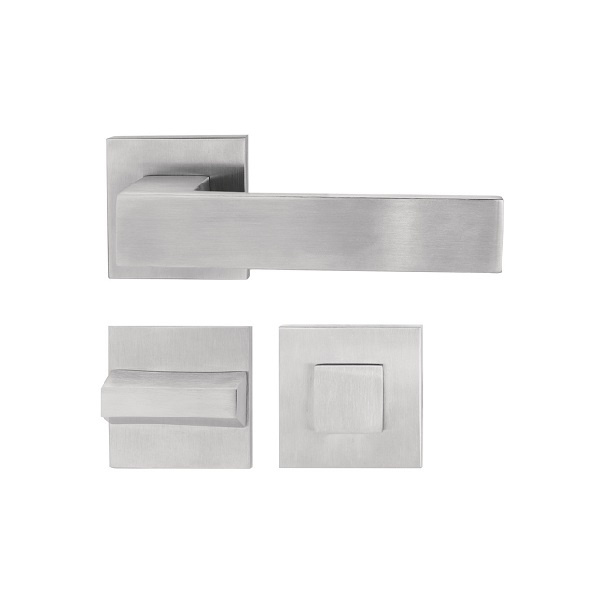 Bộ tay gạt Hafele 903.99.965 cửa vệ sinh inox mờ