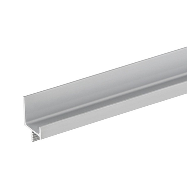 Tay nắm thanh nhôm Hafele 126.27.906 màu bạc 30x19.5x3000mm