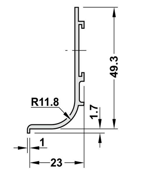 Tay-nam-thanh-nhom-Hafele-126.37.900-mau-bac-23x49.3x2500mm