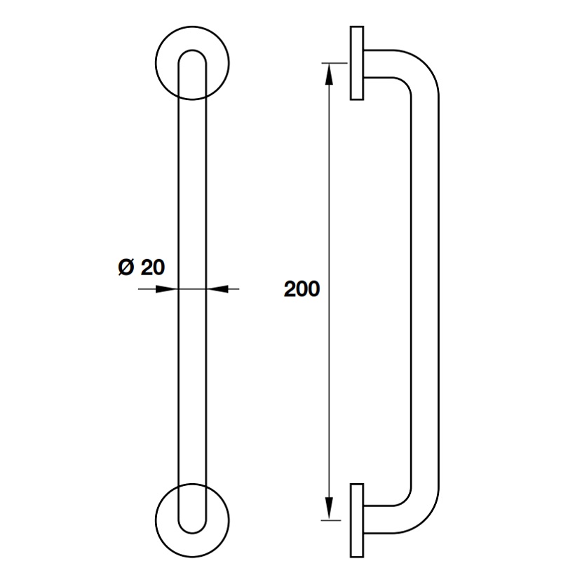 tay-nam-keo-hafele-902.20.194-inox-mo-C-C-200mm-kt