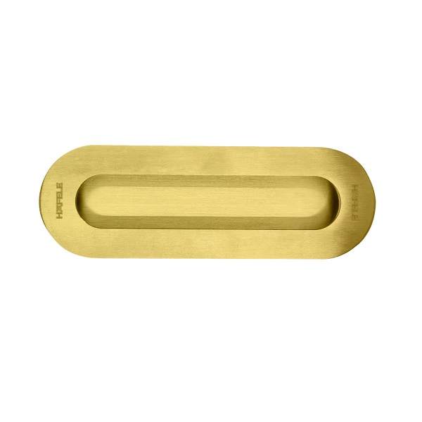 Tay nắm âm Hafele 489.72.143 DIY đồng bóng PVD