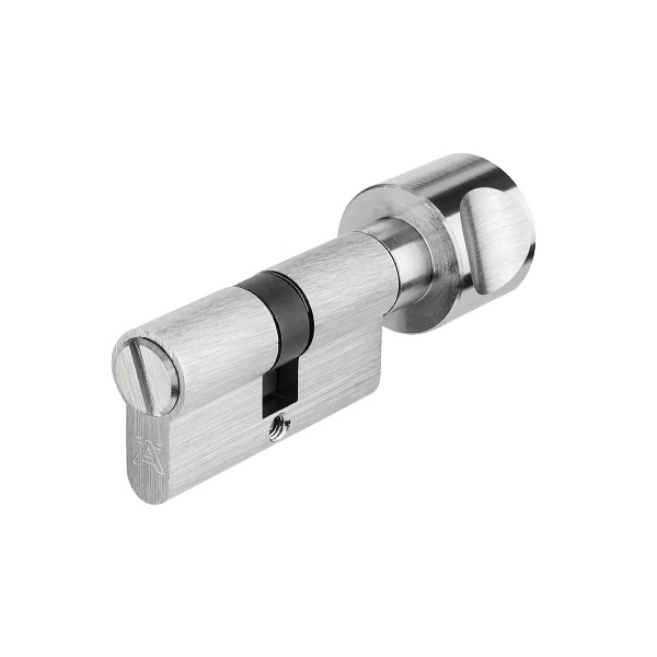 Ruột khóa Hafele 916.96.422 đầu vặn đầu rãnh niken mờ 71mm