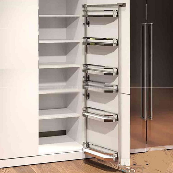 Tủ kho Hafele 545.02.230 Tandem Side 6 khay R450mm trắng