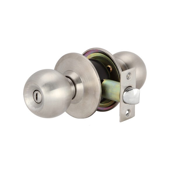 Khóa tròn Hafele 911.64.684 cửa vệ sinh inox mờ nhỏ