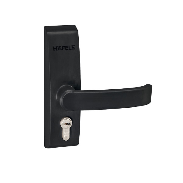 tay gạt Hafele 901.02.781 mặt ngoài đen