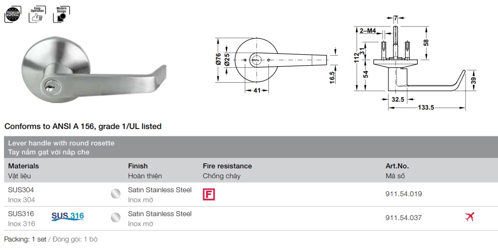 tay-gat-hafele 911.54.019-thoat-hiem-inox-mo-mh