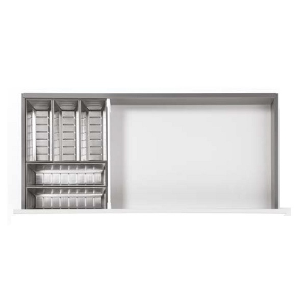 Khay chia Hafele 552.52.390 inox R500mm xám đậm