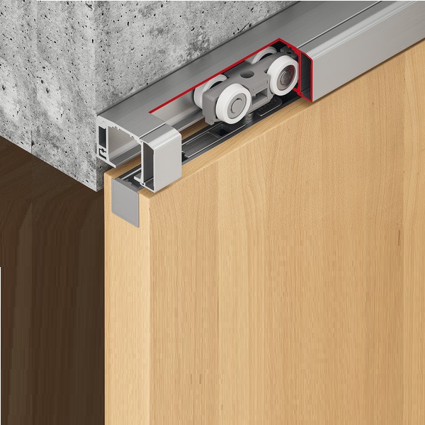 Cửa trượt 941.25.047 Hafele 120-I giảm chấn 2 bên
