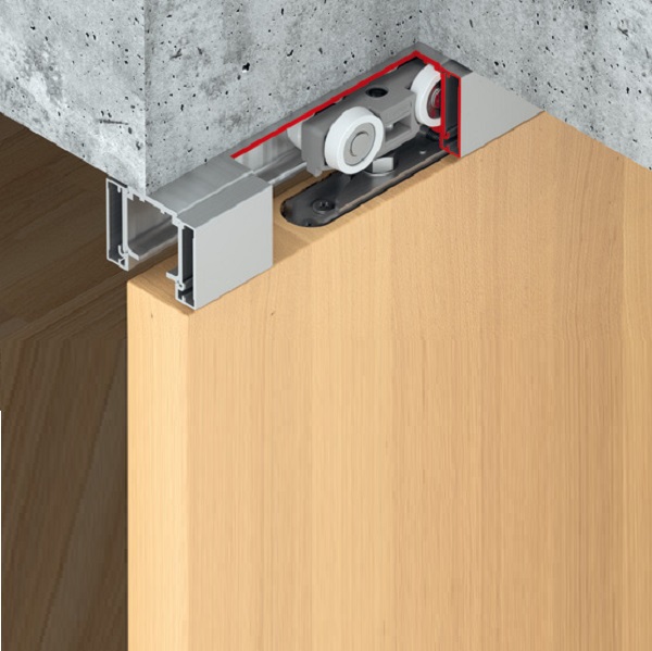 Cửa trượt 941.02.049 Hafele 120-O giảm chấn 2 bên