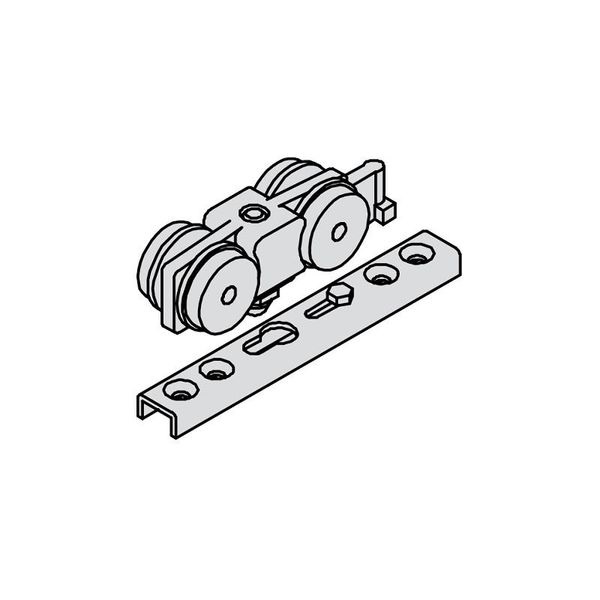 Bánh xe trượt 942.36.012 Hafele 250-K