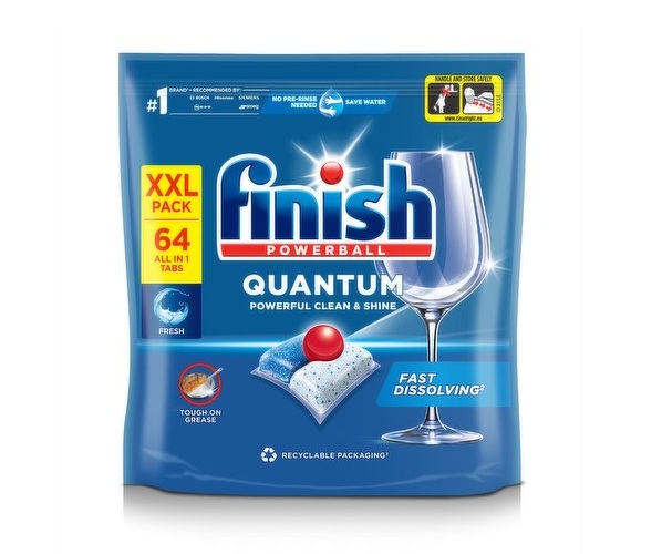 Viên rửa chén Finish Quantum 64 viên