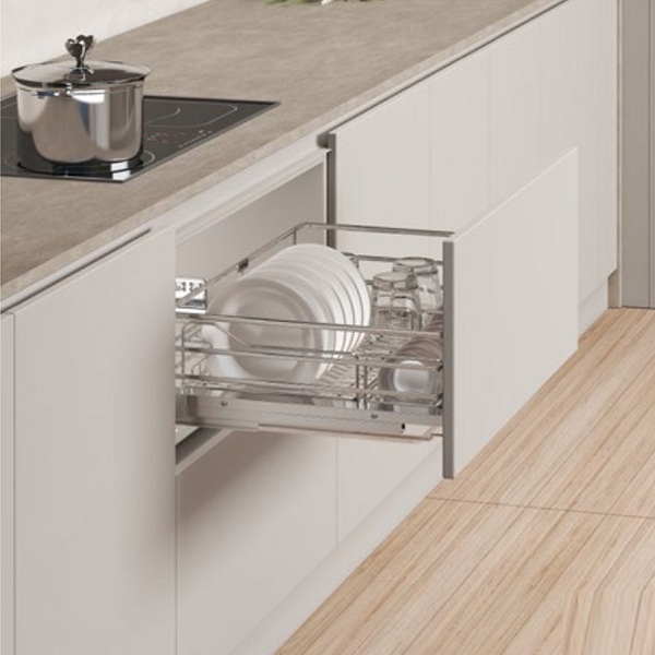 Rổ chén dĩa Hafele 549.04.044 Kason Flex inox R600mm