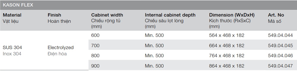 ro-chen-dia-hafele-549.04.044-kason-flex-inox-r600mm-mh