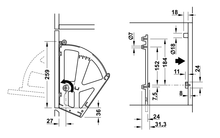 ke-giay-2-ngan-hafele-892.14.742-nhua-trang-kt