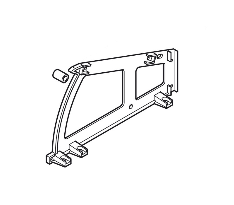 Kệ giày 1 ngăn Hafele 892.14.719 nhựa trắng