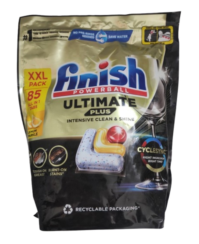 Viên rửa chén Finish Quantum Ultimate Plus 85 viên
