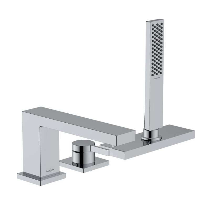 Bộ trộn bồn tắm 73443000 Hansgrohe Tecturis E 3 lỗ