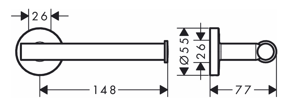 gia-treo-giay-ve-sinh-41726000-hansgrohe-logis