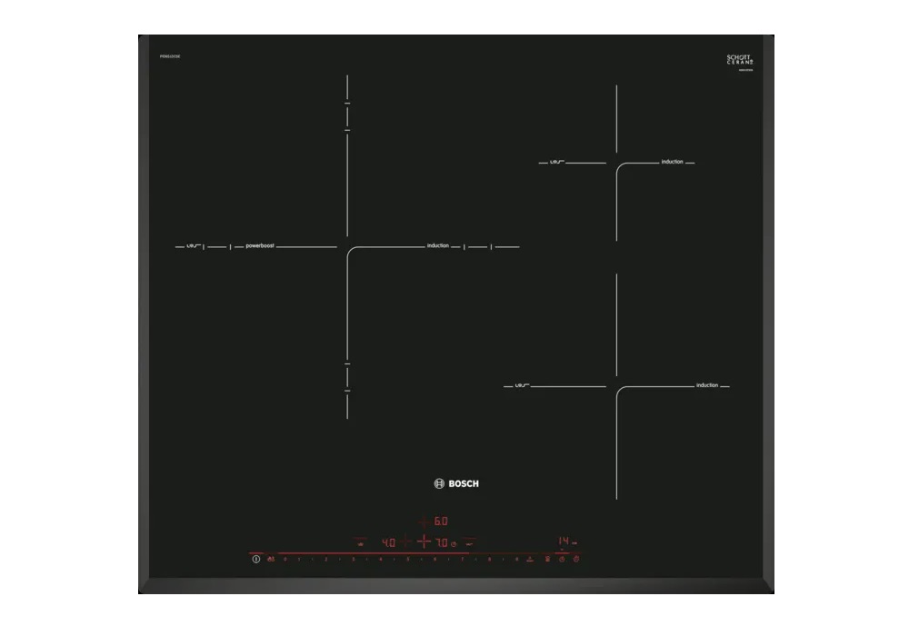 Bếp từ Bosch PID651DC5E ba vùng nấu 60cm Series 8