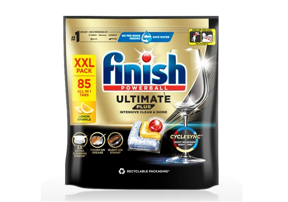 Viên rửa chén Finish Quantum Ultimate Plus 85 viên